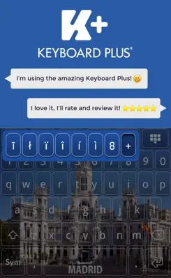 Madrid Keyboard Theme android App screenshot 9