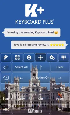 Madrid Keyboard Theme android App screenshot 10